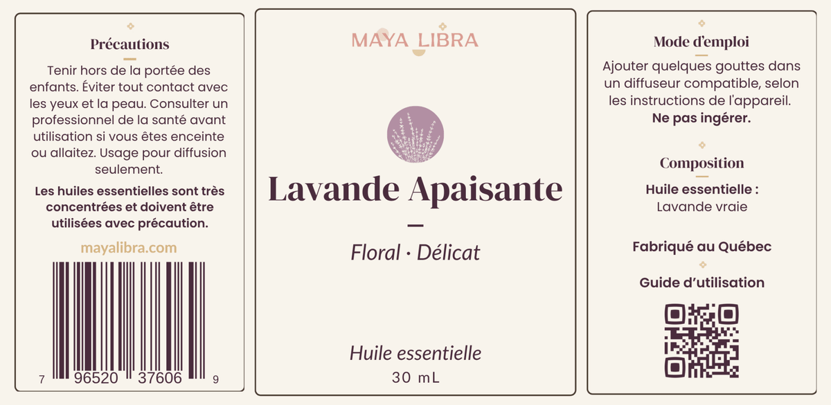 Lavande Apaisante - Huile essentielle - Maya Libra